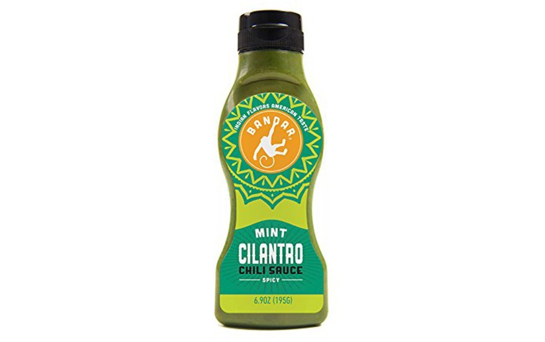 Bandar Mint Cilantro Chilli Sauce Spicy   Bottle  195 grams